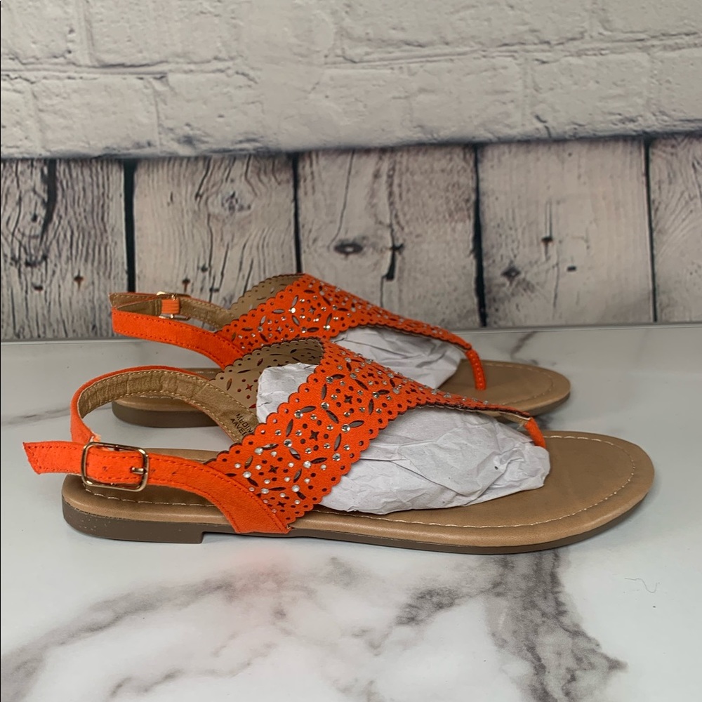 Women’s Orange Sandal Sz 8